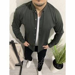 Рубашка мужская джинс оптом (M-2XL)Турция -86909