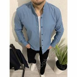 Рубашка мужская джинс оптом (M-2XL)Турция -86913